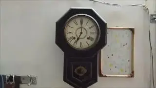 古い柱時計のメンテナンス（注油）前編　Old wall clock maintenance (lubrication) First part