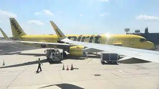 [4K] Spirit Airlines | A320NEO | BUZZING Takeoff at Newark International Airport