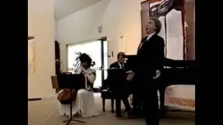 Sois Immobile from Rossini's Guillaume Tell - Ronald Hedlund, Bass-baritone with cello and piano