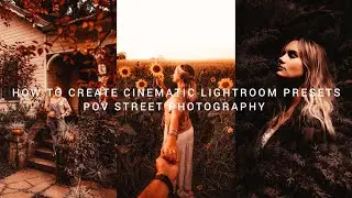 How to Create a CINEMATIC Lightroom Preset | POV Street Photography Edit (Mobile)