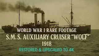 WWI Rarity: S.M.S. Wolf (1918) &mdash; Restored German Raider in 4K