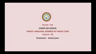 Compiler Design | Target Language, Address in Target Code | AKTU Digital Education