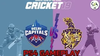 Highlights DC Vs KKR - IPL 2020 - Ps4 Gameplay Simulation Cricket 19