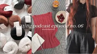 polo neck tee, daphne dress & another mixed rib cami 🧶 knitting podcast episode no. 07