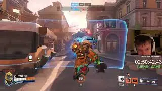 LHCLOUDY #1 REINHARDT GAMEPLAY OVERWATCH 2 SEASON 14 TOP 500