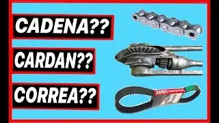 Cadena, Correa o Cardan? La respuesta en este video.
