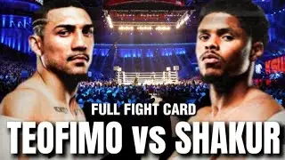 TEOFIMO LOPEZ VS SHAKUR STEVENSON FULL FIGHT CARD