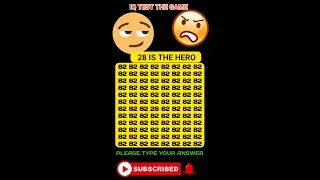 🔴 28 is the shine #iqtest #numbergame #youtubegame @apanmanekhushito