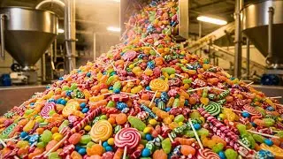 Inside the Chocolate Lentils Factory &ndash; Full Process Million-Dollar How Candies Are Made