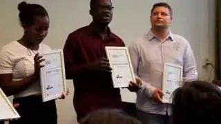 Pitching for Peace   Beatrice, Eneze, Mohammed, Slawomir