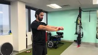 Flex Bar Wrist Extension - Arms Straight
