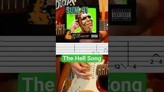 SUM 41 - THE HELL SONG Intro Tabs  #guitar  #guitarlesson #music #howtoplay #tabs #lesson #coversong