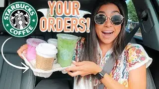 Trying My Follower's Starbucks Drink Orders!