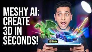 Text to 3d model with Meshy ai | Text to 3d ai Generator #aitools