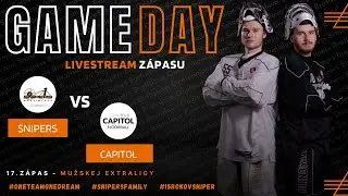 MEX: 17. Kolo Snipers Bratislava vs. TEMPISH CAPITOL Floorball Club