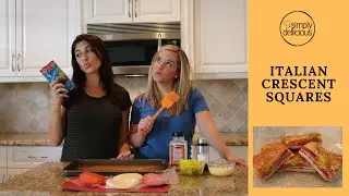 Easy Appetizer Recipe: Italian Crescent Squares (pepperoni, salami, provolone, + more)
