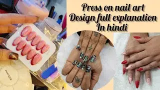 How to make press on nails || press on nails full tutorial step by step 