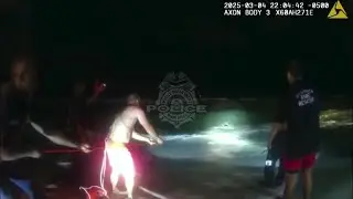 Miami Beach officer rescued after being swept out to sea while responding to call