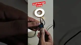 Small Ring light testing | small Ring light | ring light | #reels #youtubeshorts #ytshorts #viral