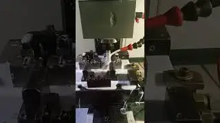 Hard part 50hrc cutting by RS Machines make cnc trainer milling machine.