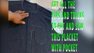 Placket with Pocket Easy Way to Cut and Sew it With Tips and Tricks
