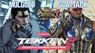 Tekken 8 Season 2 Version 2.01 - GoAttack (Raven) vs MULGOLD (Dragunov) -  Best ranked matches