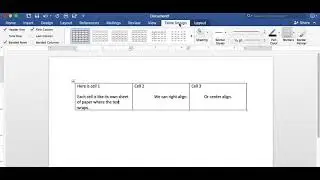 Invisible Borders for a Table in Word