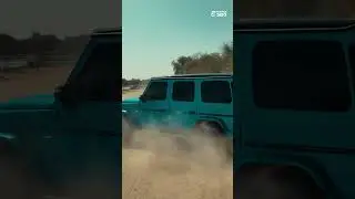 G580 AMG Desert Power Turn 🔥🏜️#G580AMG #DesertBeast #MercedesBenz #PowerTurn #OffRoadKing #AMG