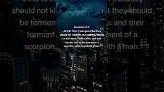 Fifth trumpet: and the locust will torment the men and women five months before there death...