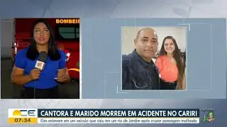 Jardim-CE: Cantora de forró Marcinha Sousa e marido morrem afogados em carro ao tentar cruzar ponte