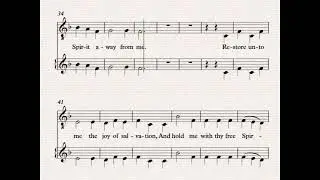 Create in Me a Clean Heart, O God I Tenor/Bass Part I Lyrics & Notes