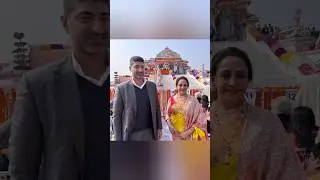 Hema Malini with daughter and son in law Amitabh Bachchan family scene Bollywood
