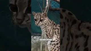 Meet the Margay &mdash; the rainforest&rsquo;s tiny, spotted acrobat! #animalfacts #animals #facts