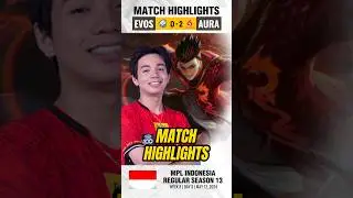 Aura vs Evos Glory Game Highlights (Yawi chou redemption) mpl id s13 week 8