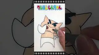 Coloring ぶりぶりざえもん &rdquo;Crayon Shin-chan&rdquo;（クレヨンしんちゃん） [Coloring book] #drawing