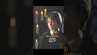 Harry Potter's age transformation 🤯🤯  (2001-2025) #harrypotter