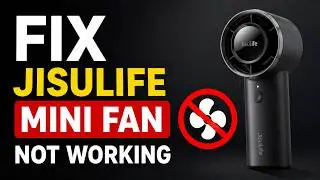 How to Quickly Fix JISULIFE Mini Fan Not Working | JISULIFE Fan Troubleshooting | Mini Fan Repair