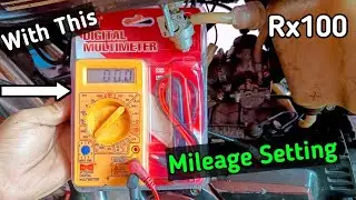 Rx100 Mileage Setting with Multimeter 💯🔥| Latest 2024