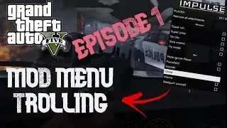 GTA V FUNNY MOMENTS! GTA V mod menu trolling funny moments.