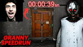 BENİ B&Ouml;YLE G&Ouml;RMENİZİ İSTEMİYORUM... GRANNY SPEEDRUN DENEDİM !(40 saniyede bitirmek)