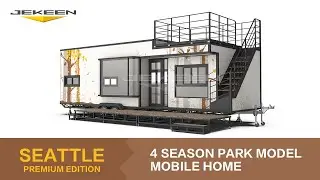 SEATTLE Premium Edition:  4 Season Park Model Mobile Home