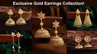 Exclusive Gold Earrings Collection With Price And Weight@ShyamSundarCoJewellers