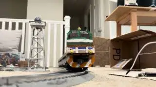 Custom model of tri rail f40phl-2 running on my test track