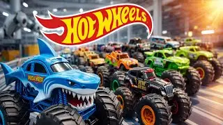 COMO SE HACEN los HOT WHEELS MONSTER TRUCK: Tecnología, Pintura y Ensamblaj