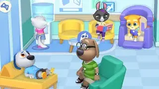 Jugabilidad de dibujos animados de My Talking Tom Town #animaci&oacute;n #dibujos animados #ni&ntilde;os #ciudad