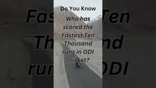 🏏 Who Scored the Fastest 10,000 Runs in ODI Cricket? #shorts #ytshorts #shortvideo #odirecords #quiz