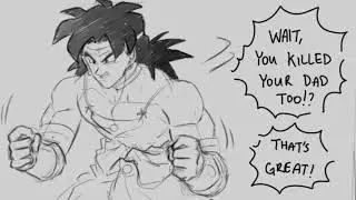Broly is Proud of Trunks! DBZ Comic Dub!