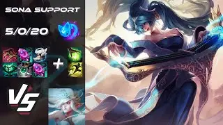 SUPPORT Sona vs Janna - EU Challenger Patch 25.24
