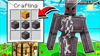 Minecraft but Custom Golems will Attack YOU if you don&rsquo;t Subscribe!