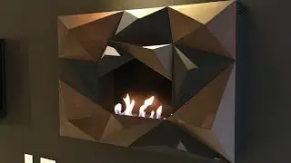 Биокамин Crystal EVOplus &ndash; GlammFire. Настенный вариант. В салонах 